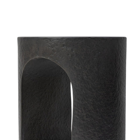 Samson End Table - Distressed Graphite Concrete