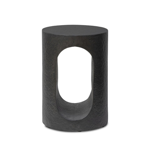 Samson End Table - Distressed Graphite Concrete