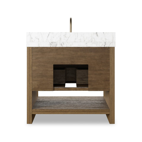 Anthem Single Vanity - Washed Natural Veneer