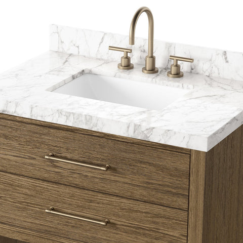 Anthem Single Vanity - Washed Natural Veneer
