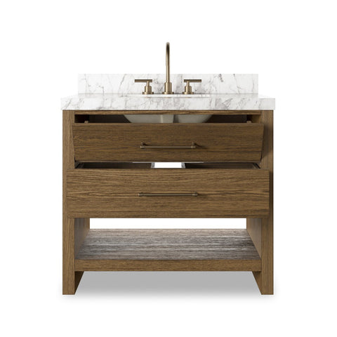 Anthem Single Vanity - Washed Natural Veneer