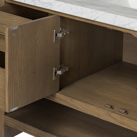 Anthem Single Wide Vanity - Washed Natural Veneer