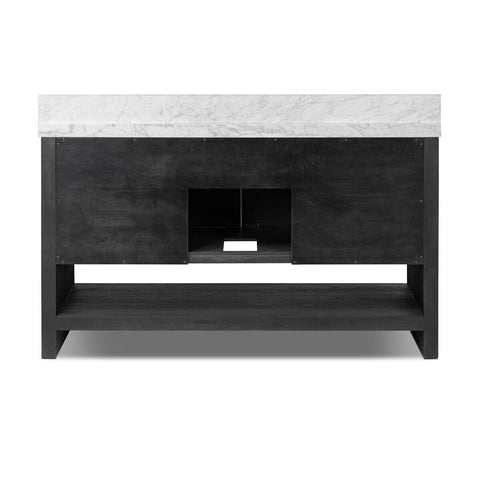 Anthem Single Wide Vanity - Black Wash Oak Veneer