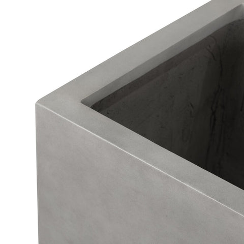 Kiro Large Planter - Natural Grey Concrete