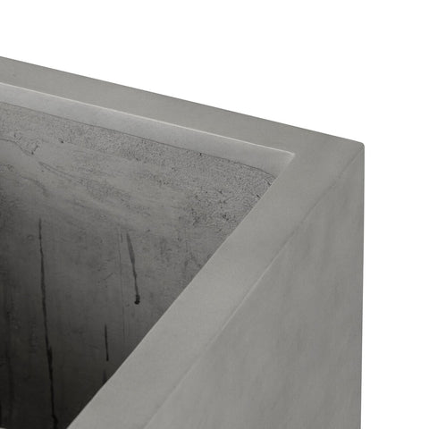 Kiro Large Planter - Natural Grey Concrete