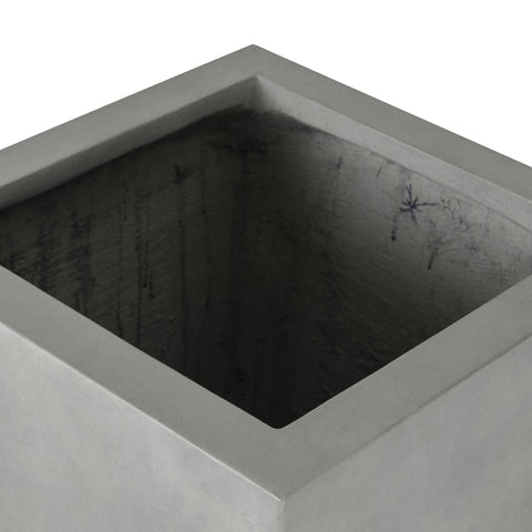 Kiro Tall Planter - Natural Grey Concrete