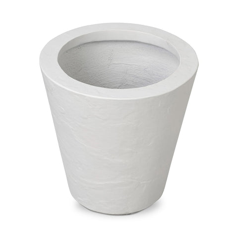 Suvi Small Planter - Textured White Concrete