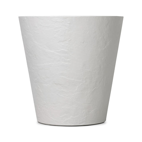 Suvi Large Planter - Textured White Concrete