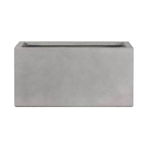Kiro Wide Planter - Natural Grey Concrete
