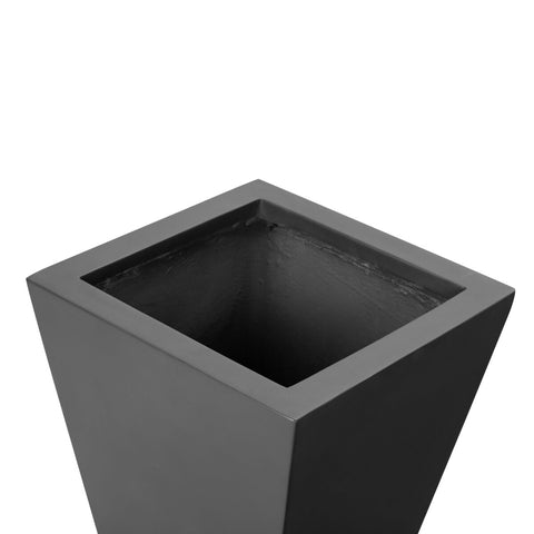 Koto Small Planter - Black Concrete