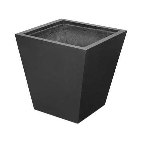 Koto Medium Planter - Black Concrete