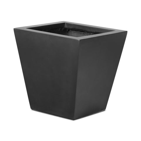 Koto Medium Planter - Black Concrete