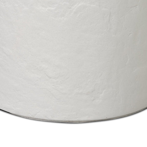 Suvi Tall Planter - Textured White Concrete