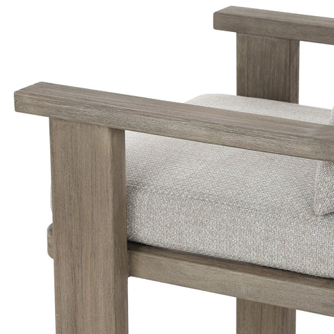 Tahana Outdoor Dining Armchair - Hayes Fog