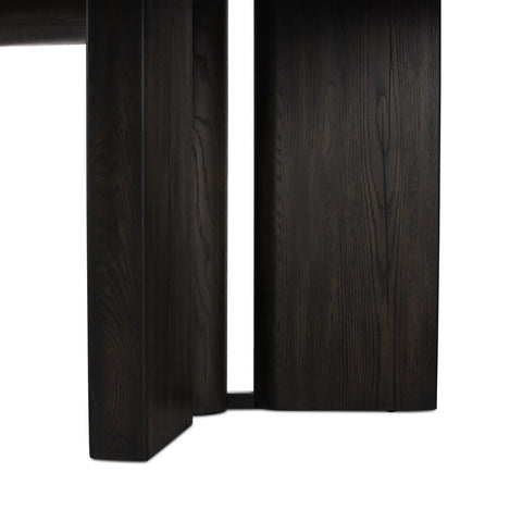 Huxley Dining Table 100" - Smoked Black