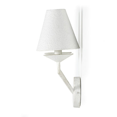Dodie Double Sconce - Matte White Plaster