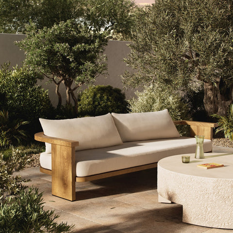 Tahana Outdoor Sofa-96" - Alessi Linen