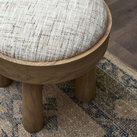 Louise Accent Stool - Ostend Natural