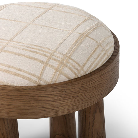 Louise Accent Stool - Sheffield Ivory