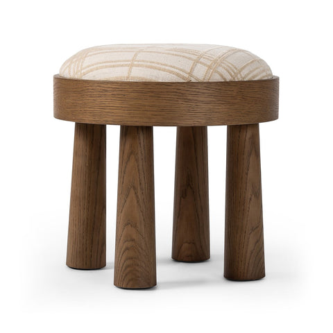 Louise Accent Stool - Sheffield Ivory