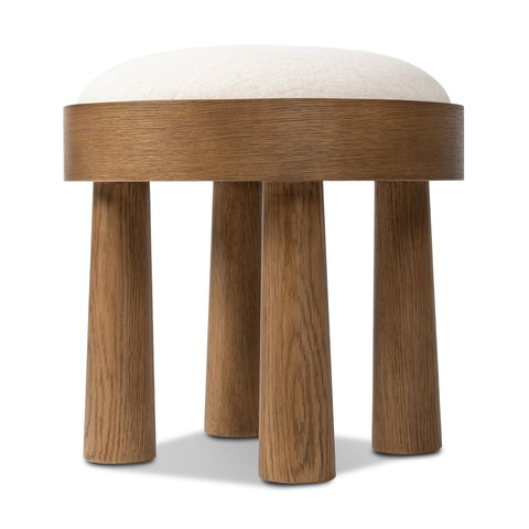 Louise Accent Stool - Nomad Snow