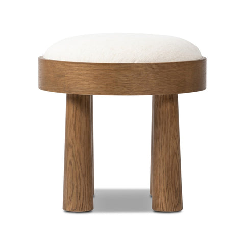 Louise Accent Stool - Nomad Snow