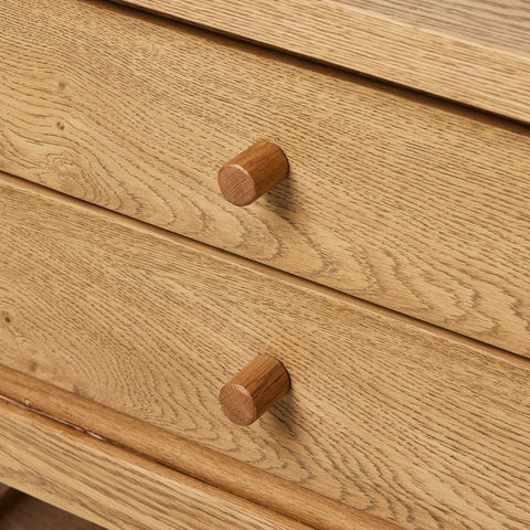 Millbrook Nightstand - Natural Light Oak Veneer