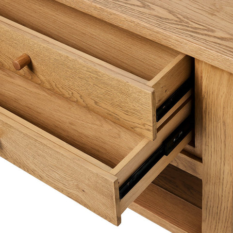 Millbrook Nightstand - Natural Light Oak Veneer