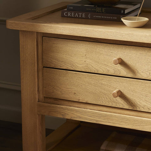 Millbrook Nightstand - Natural Light Oak Veneer