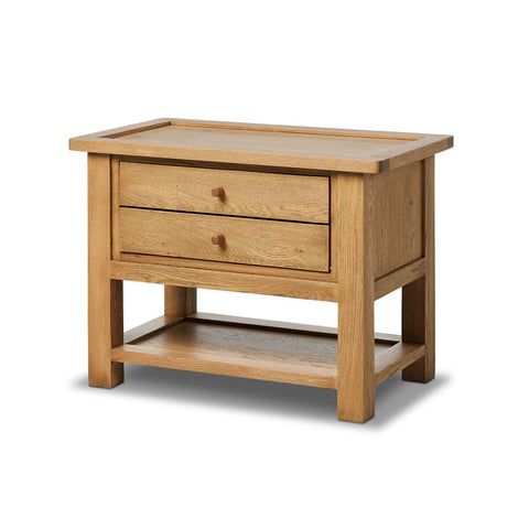 Millbrook Nightstand - Natural Light Oak Veneer