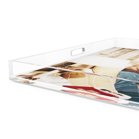 Monocled Miss Tray by Slim Aarons - 1/4" Clear Cast Acrylic