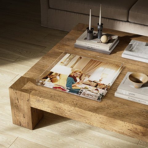 Monocled Miss Tray by Slim Aarons - 1/4" Clear Cast Acrylic