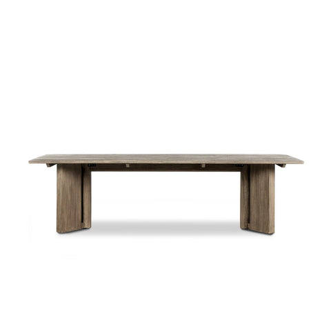 Huxley Outdoor Dining Table 110" - Stained Aged Grey-FSC