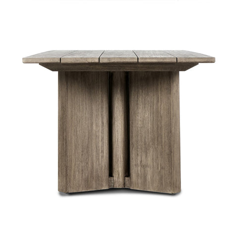 Huxley Outdoor Dining Table 110" - Stained Aged Grey-FSC