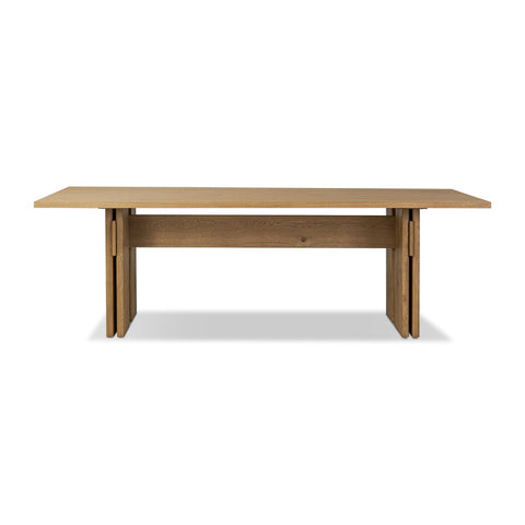 Railay Dining Table - Dusted Oak Veneer