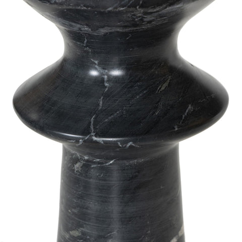 Skylar End Table - Black Marble