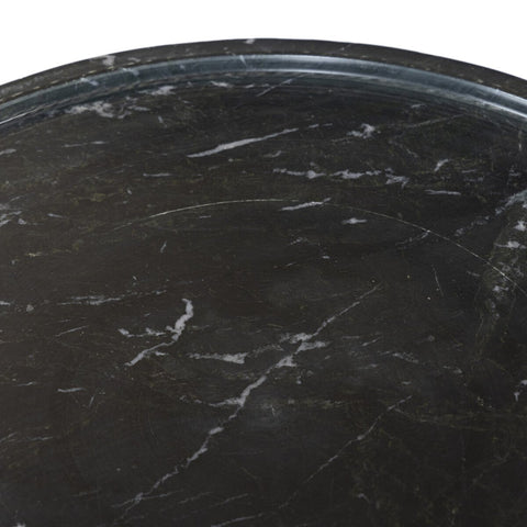 Skylar End Table - Black Marble