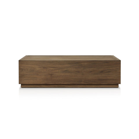 Messo Outdoor Coffee Table 55" - Stained Toasted Brown-FSC