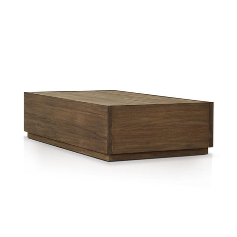Messo Outdoor Coffee Table 55" - Stained Toasted Brown-FSC