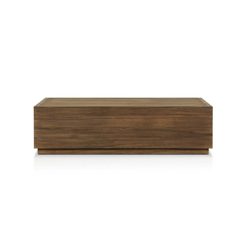 Messo Outdoor Coffee Table 55" - Stained Toasted Brown-FSC