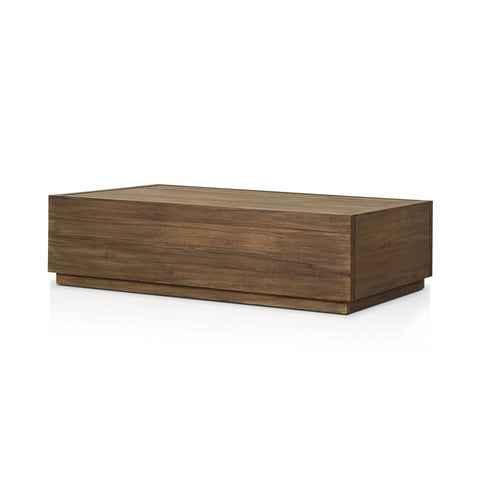 Messo Outdoor Coffee Table 55" - Stained Toasted Brown-FSC