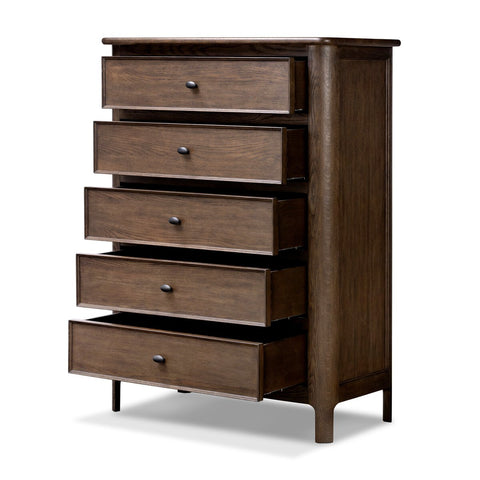 Russ Tall Dresser - Aged Oak Veneer