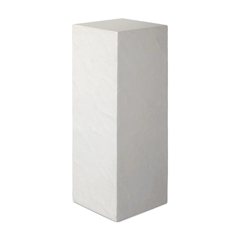 Corian Outdoor Large Pedestal - Plaster Molded Concrete