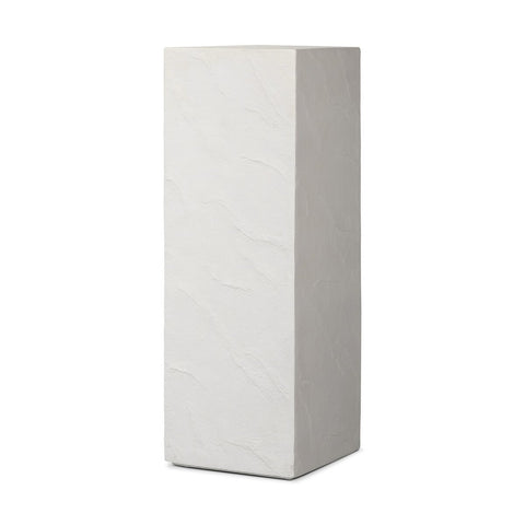 Corian Outdoor Large Pedestal - Plaster Molded Concrete