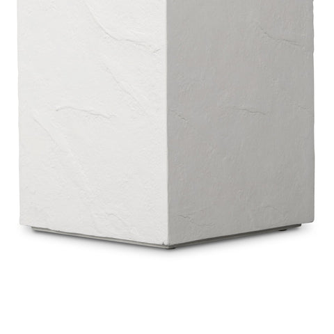Corian Outdoor Small Pedestal - Plaster Molded Concrete