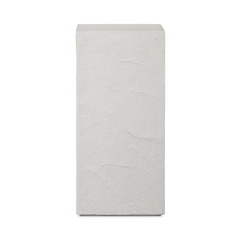 Corian Outdoor Small Pedestal - Plaster Molded Concrete