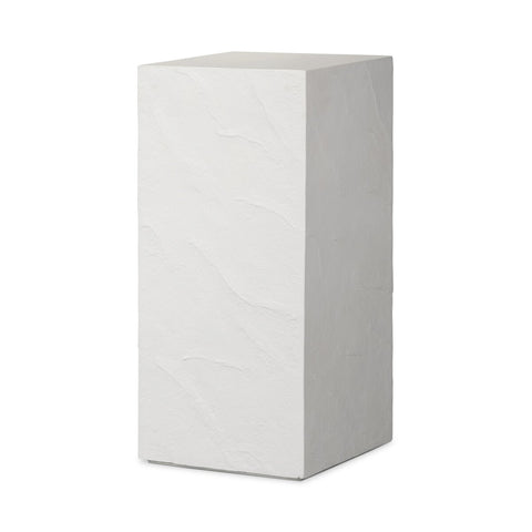 Corian Outdoor Small Pedestal - Plaster Molded Concrete