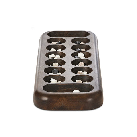 Mancala Board - Mixed Reclaimed Marble