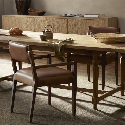 Tamari Dining Armchair - Sonoma Chestnut