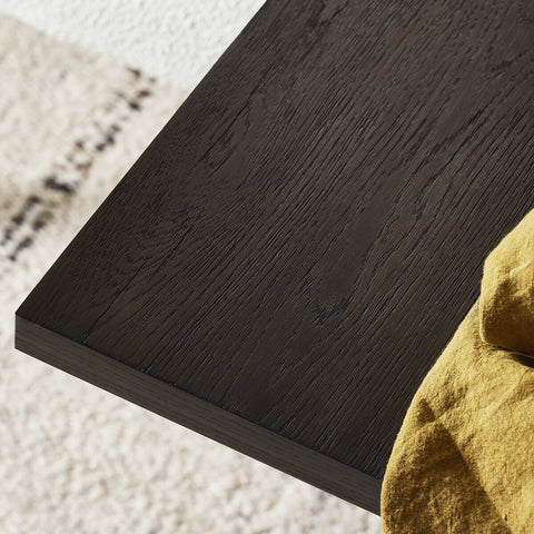 Huxley Dining Table 84" - Smoked Black